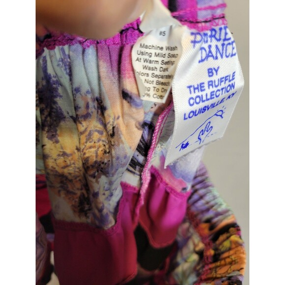 VTG 80s Ruffle Collection Square Dancing Skirt Womens *M* 24" Waist Full Block - Picture 9 of 9